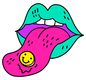 Deadhead Sticker Lsd Tongue